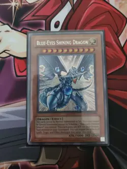 Yu-Gi-Oh! TCG Blue-Eyes Shining Dragon Secret Rare Card RP02-EN096 - Image 1