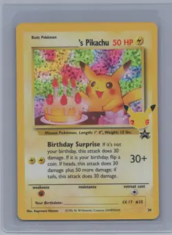 Pokemon TCG - ___'s Pikachu Birthday - Celebrations: Classic Collection - 24/53 - Image 1