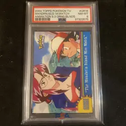 2000 Topps Pokemon TV Series 3 #OR16 Mandarin Island Miss Match PSA 8 NM-MT - Image 1