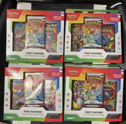 Pokemon TCG First Partner Illustration Collection Series 1 New Sealed - Lot Of 4 - Image 1