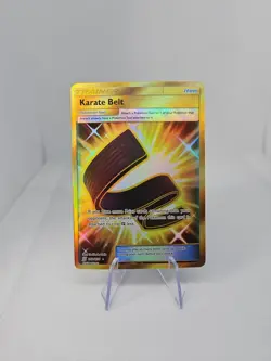 Karate Belt (Secret) 252/236 Sm-Unified Minds Holo Pokemon TCG - Image 1