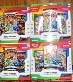 Pokemon TCG First Partner Illustration Collection Series 1 New Sealed (Lot of 4) - Image 2