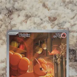 Pokemon TCG Vulpix Me01: Mega Evolution Illustration Rare Holo 138/132 Basic - Image 2