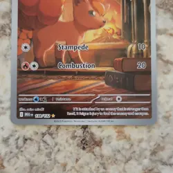 Pokemon TCG Vulpix Me01: Mega Evolution Illustration Rare Holo 138/132 Basic - Image 3