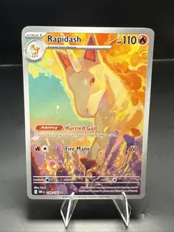 Pokemon Rapidash 189/182 Sv10: Destined Rivals Holo - Image 1
