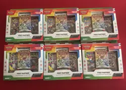 6X LOT Pokemon TCG - First Partner Illustration Collection Box - Series 1 SEALED - Image 1