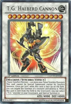 Yugioh! LP T.G. Halberd Cannon - EXVC-EN043 - Ultra Rare - Unlimited Edition Lig - Image 1