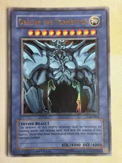 Egyptian God Cards GBI-001 002 003 Set Ultra Rare Yu-Gi-Oh! LP - Image 3
