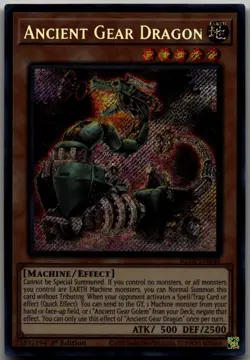 Ancient Gear Dragon Secret Rare Battles of Legend: Terminal Revenge BLTR-EN048 L - Image 1