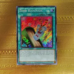 Toon Bookmark - Secret Rare BLCR-EN067 1st Ed Yugioh TCG - Image 1