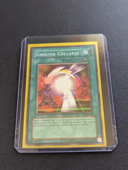1996 YU-GI-OH! TRADING CARD GROUND COLLAPSE PSV-070 - Image 1