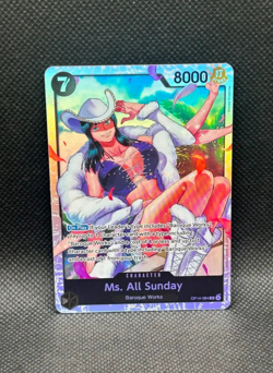 One Piece Card Game Ms. All Sunday OP14-084 SR Azure Sea’s Seven English NM - Image 1