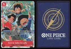 Ace & Sabo & Luffy (Alternate Art) OP13-007 Foil Carrying On His Will NM - Image 3