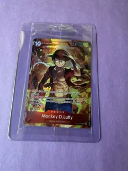 SEALED One Piece TCG Monkey.D.Luffy ST10-006 SR Treasure Booster Set Promo - Image 1