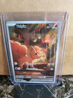 2025 POKEMON MEG EN-MEGA EVOLUTION 138 VULPIX ILLUSTRATION RARE - Image 1