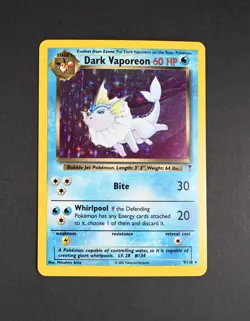 NM Dark Vaporeon 9/110 Holo Rare Legendary Collection Pokemon Card - Image 1