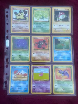 Team Rocket Fossil Jungle Base Set Pokemon Cards No Duplicates Bundle WOTC 1999 - Image 3