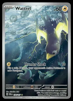 Pokemon Cards Wattrel 178/167 Twilight Masquerade Illustration Rare NM - Image 1