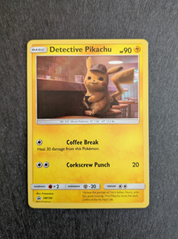 Detective Pikachu SM190 Holo Detective Pikachu Promo 2019 Pokemon Card NM - Image 1