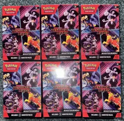 Pokemon Trading Card Game Destined Rivals Booster Bundle LOT OF 6 - Image 1