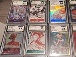 One Piece Chinese Japanese Cards Lot , PGS JBH Graded - Image 3