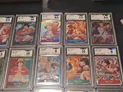 One Piece Chinese Japanese Cards Lot , PGS JBH Graded - Image 5
