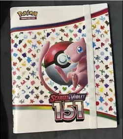 Pokemon Scarlet & Violet 151 - Mew Binder Collection - Binder Only NO CARDS - Image 1