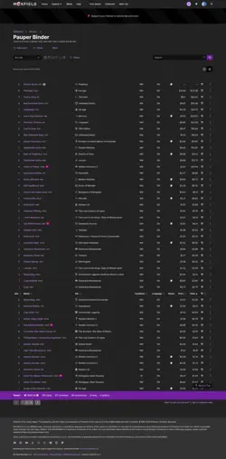 Magic The Gathering Pauper Binder Collection Lot 376 cards - Image 1