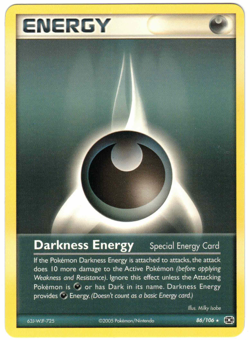 Darkness Energy 86/106 EX Emerald Regular Rare Pokemon Card - Image 1