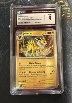 Jolteon SVP169 Cosmos Holo CGC 9 - Black Star Promo Pokemon TCG Card - Image 1