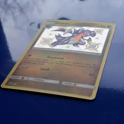 Gabite SHINY HOLO RARE card SV39/SV94 Sun & Moon Hidden Fates 2019 Pokemon TCG - Image 2