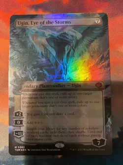 MTG Tarkir Dragonstorm Ugin Eye of the Storms Borderless Foil - Image 1
