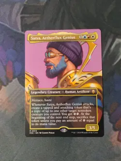 Satya, Aetherflux Genius - Borderless | 7% Off 2+ | MH3 | NM | MTG - Image 1