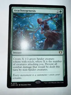 Arachnogenesis R Commander: Duskmourn: House of Horror 169 NM - Image 1