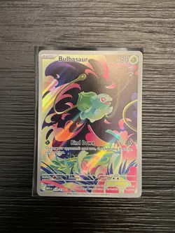 Bulbasaur Illustration Rare - Pokemon Mega Evolution 133/132 Mint Condition TCG - Image 1