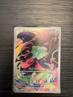 Bulbasaur Illustration Rare - Pokemon Mega Evolution 133/132 Mint Condition TCG - Image 2