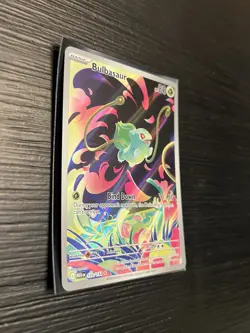 Bulbasaur Illustration Rare - Pokemon Mega Evolution 133/132 Mint Condition TCG - Image 4