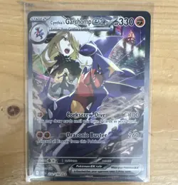 Pokemon Cynthia's Garchomp ex Sv10 Destined Rivals Holo Special Rare 330HP 232/… - Image 1