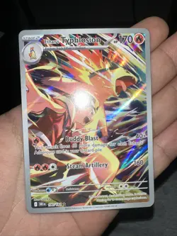 Pokemon TCG Ethan’s Typhlosion 190/182 Full Art Destined Rivals Mint Typhlosion - Image 1