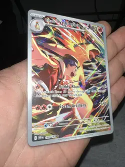 Pokemon TCG Ethan’s Typhlosion 190/182 Full Art Destined Rivals Mint Typhlosion - Image 3