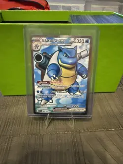 Pokemon TCG Blastoise ex Scarlet & Violet-151 184/165 Holo Ultra Rare - Image 1