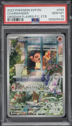 Pokemon TCG Charmander Obsidian Flames Promo #044 PSA Gem Mint 10 - Image 1
