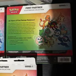 Lot Of 3!!!! Pokemon TCG First Partner Illustration Collection box sealed X 3 - Image 3