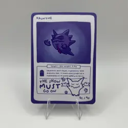 Hauntme (Haunter) 62/90 - Pokedoodles No-Scalp Series Fan Art - Pokemon - Image 1