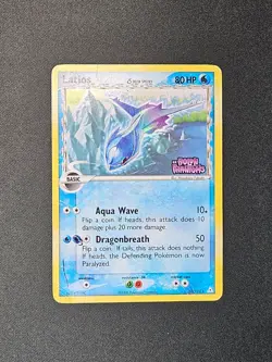 Pokemon TCG Latios 22/110 Delta Species EX Holon Phantoms Damaged Reverse Holo - Image 1