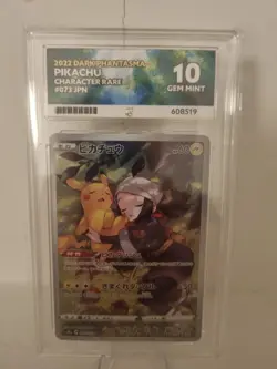 Pokemon TCG: Pikachu 073/071 Dark Phantasma CHR Japanese ACE 10 GEM MINT - Image 1