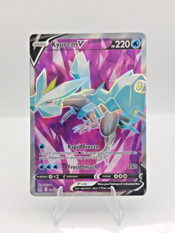 Pokemon Kyurem V 174/196 Swsh11: Lost Origin Ultra Rare Full Art Holo 220 LP - Image 1