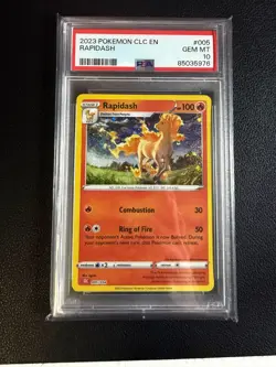 2023 Pokemon Card Game Classic CLC Rapidash PSA 10 - Image 1