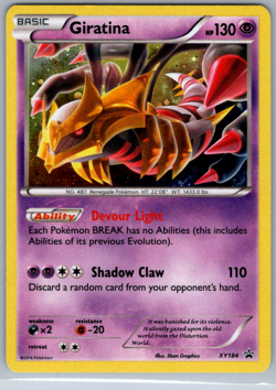 Pokemon Giratina Holo XY Black Star Promo XY184 LP - Image 1