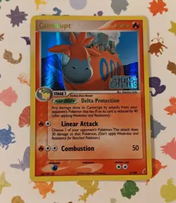 Pokemon TCG Camerupt 3/100 Reverse Holo Rare EX Crystal Guardians English 2006 - Image 1